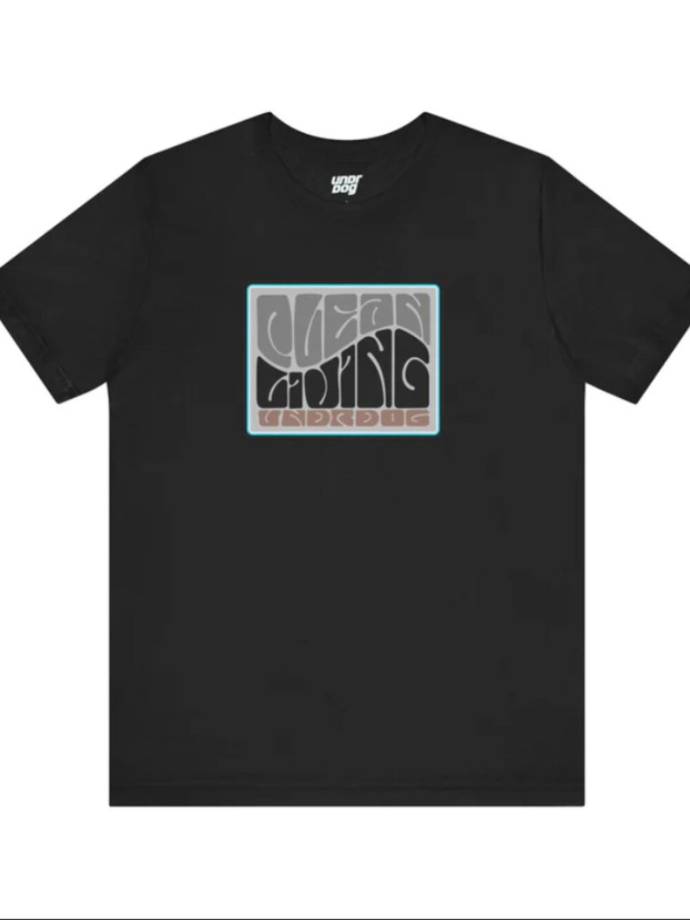 Undrdog Retro Clean Living Graphic Tee Size Large NWOT